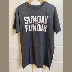 NWOT, Sunday Funday Gray T Shirt